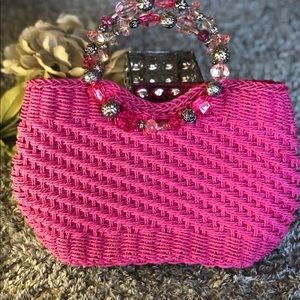Pink handbag